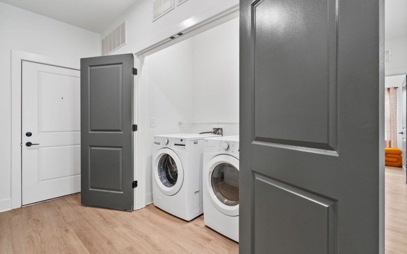 In-unit washer and dryer