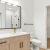 Built-in linen closets add more storage so you can stay organized 